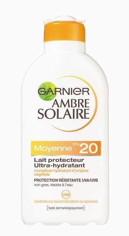Garnier Ambre Solaire - opalovací mléko SPF20